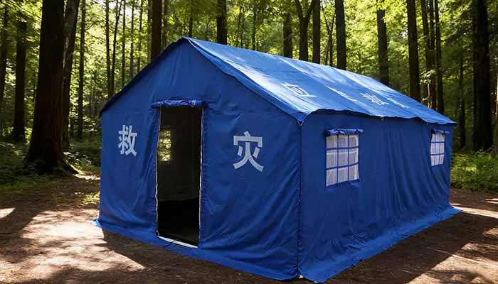 Tenda bantuan darurat memperkuat garis pertahanan untuk menyelamatkan nyawa